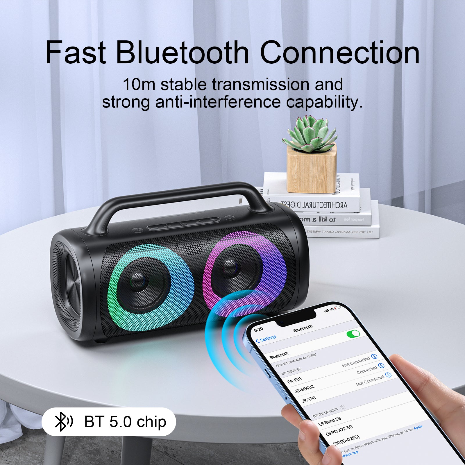 JOYROOM JR MW02 40W Wireless Speaker with RGB Lights